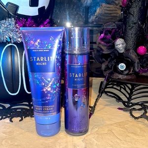 ❌SOLD Bath & body works lotion & mist starlit night
